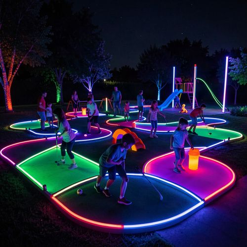 Putting Edge - Glow-in-the-Dark Mini Golf